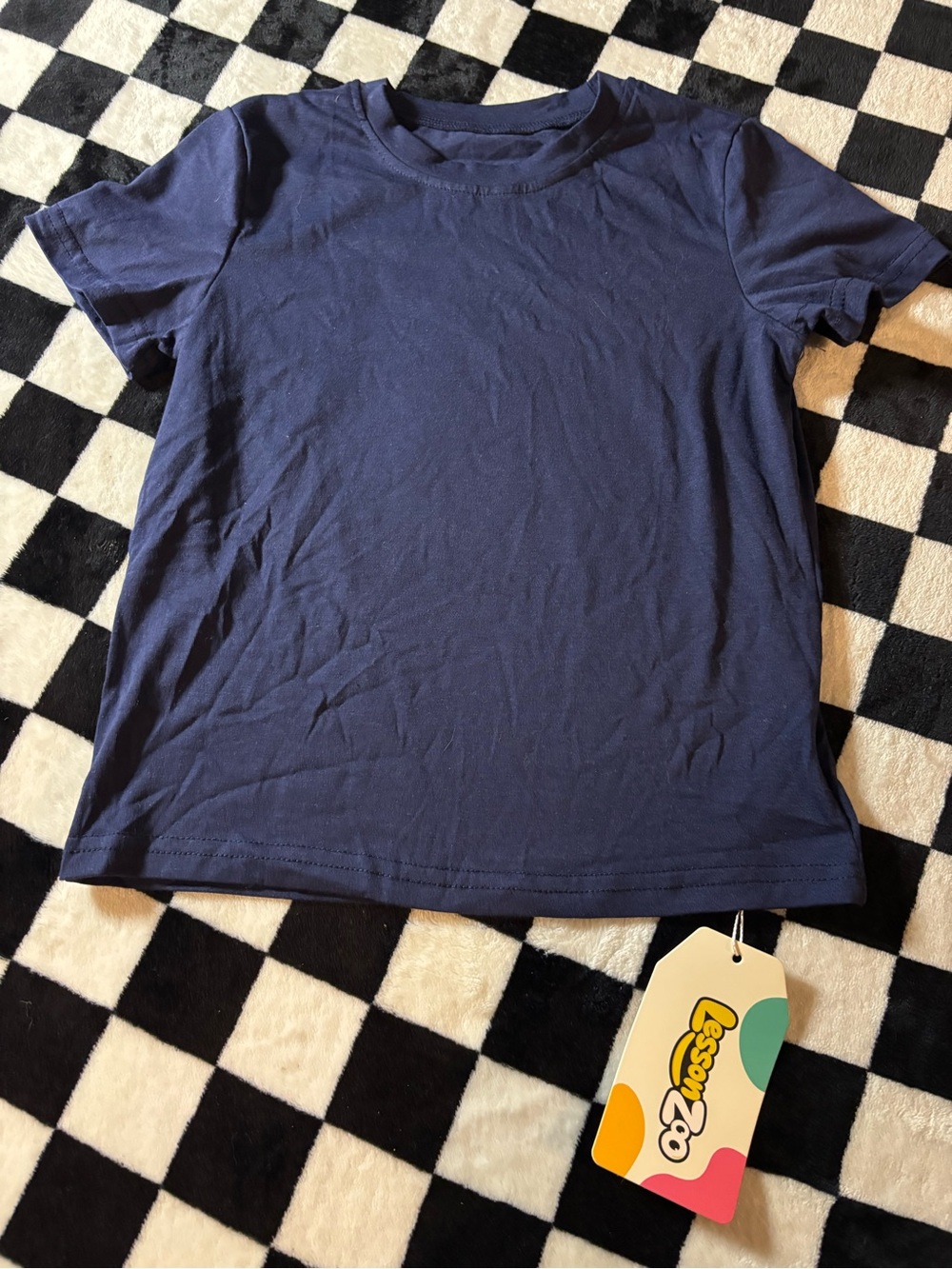 Nwt size 6 plain basic navy blue tshirt